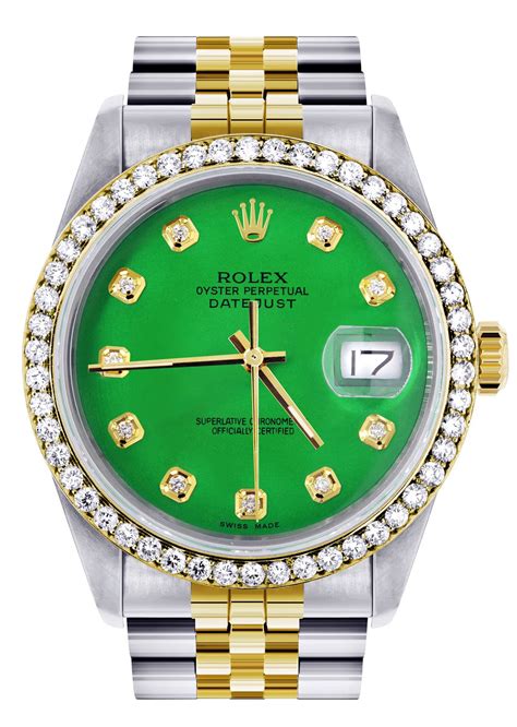 rolex gold green replica|pre owned women's rolex.